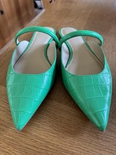 MICHAEL KORS  - Jesse Flex Flat Mule, Palm Green Size 6.5 UK