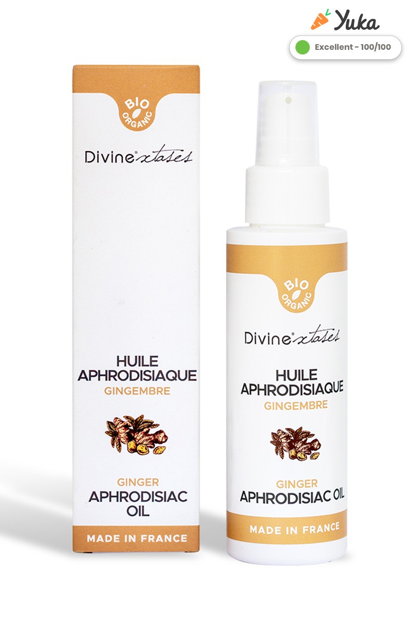 Huile de massage BIO au gingembre pour un rituel de détente en couple de 200ml