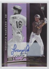 2021 Panini Chronicles Black Auto Tucupita Marcano #8 Auto 7m3