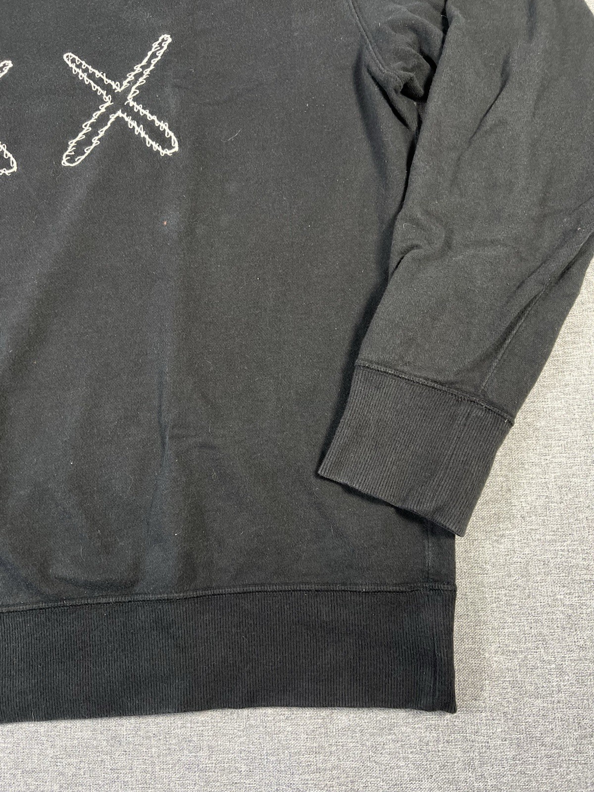 Uniqlo x Kaws Sesame Street Sweater Mens Large Black Street Wear Crew Neck thumbnail 9