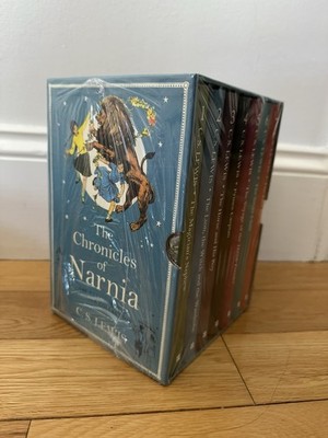 The Chronicles of Narnia By C.S. Lewis Slip-cased Set 7 Books Harper Collins 