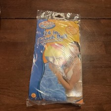 Toys R Us Vintage Sizzlin' Cool Inflatable Beach Ball 24" Inch Summer Ball NEW