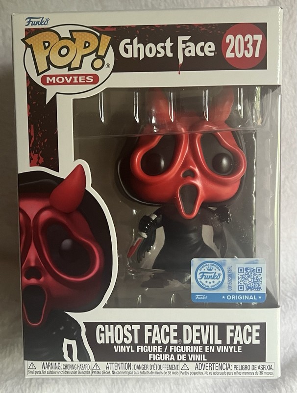 GHOST FACE DEVIL MASK SPECIAL EDITION FUNKO POP 2037 NEW & PROTECTOR IN STOCK