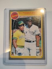1985 Fleer A.L. Pitcher s Nightmare Rickey Henderson Dave Winfield SSS, C #629