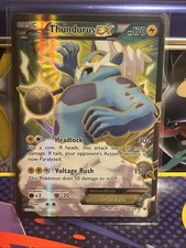 POKEMON XY ROARING SKIES 98/108 THUNDURUS EX FULL ART - LP on eBay