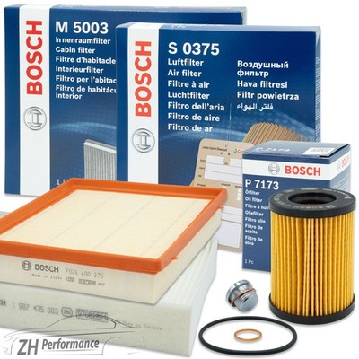 BOSCH INSPEKTIONSPAKET Filter Set Satz Service Wartung für BMW 1er 116i F20 F21