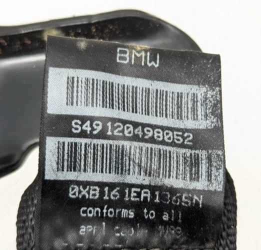 BMW X6 2008-2011 OEM CINTURÓN DE SEGURIDAD RETRACTOR CONJUNTO TRASERO DERECHO LADO DEL PASAJERO Foto 2 de 4