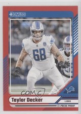 2024 Panini Donruss Red Press Proof Taylor Decker #281 14tz