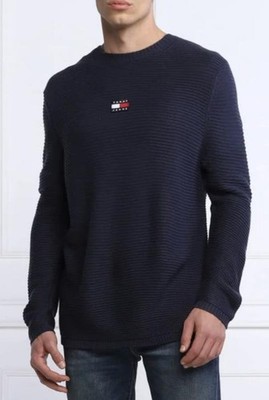 Men Tommy Hilfiger Sweater Navy 42 / XL / 50 #1T9T