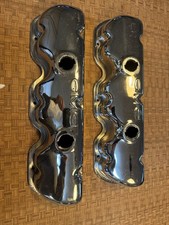 Rh Lh Pair Valve Covers 305 351 V6 1959-74 Gmc 2500 Pickup Chrome Rare Find Rh Lh Pair Valve Covers 305 351 V6 1959-74 Gmc 2500 Pickup Chrome Rare Find