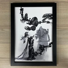 Irons Hands Framed Art Tech-Priest Adeptus Astartes Space Marines Ferrus Manus