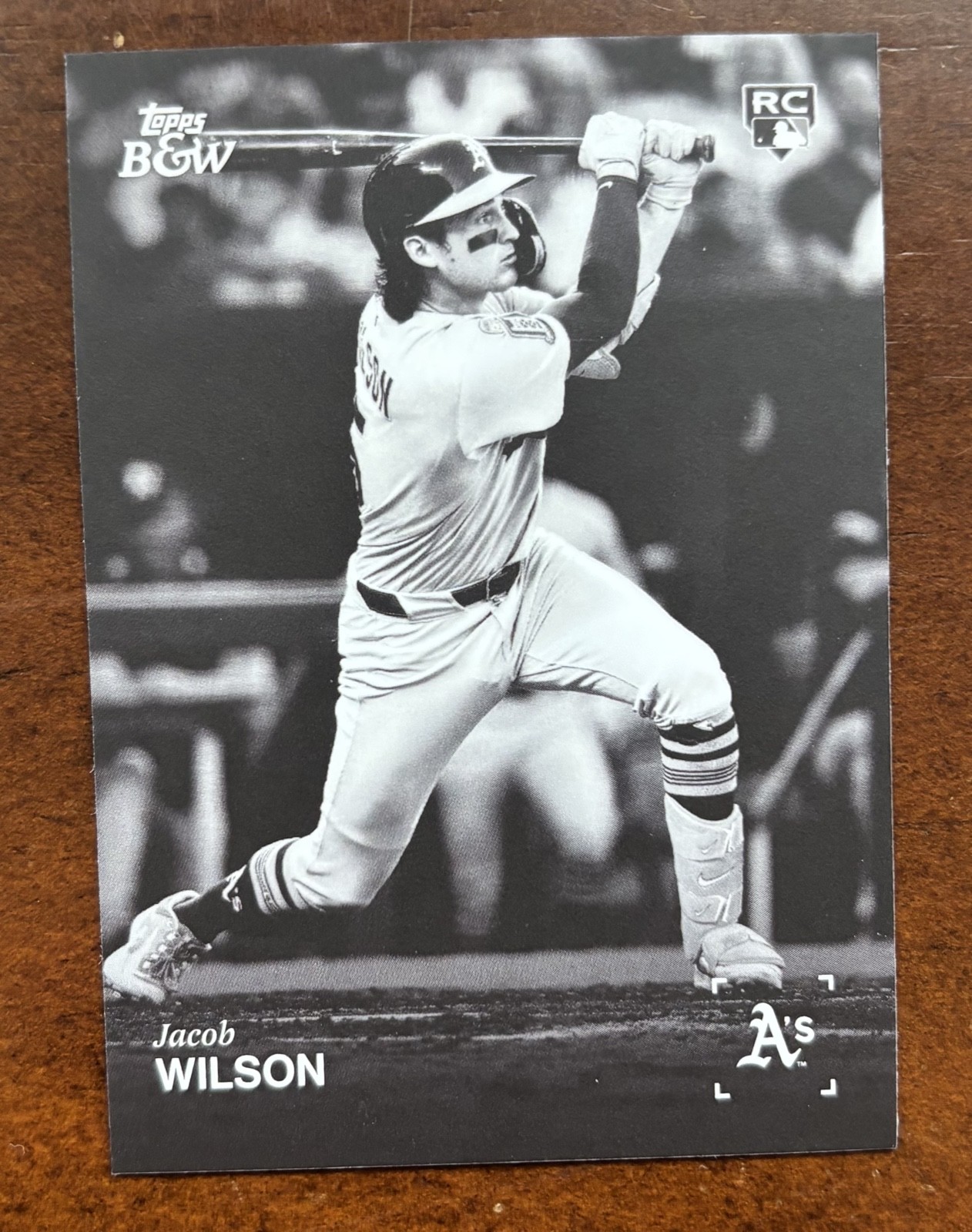 2025 Topps Black & White - Jacob Wilson #086 (RC)