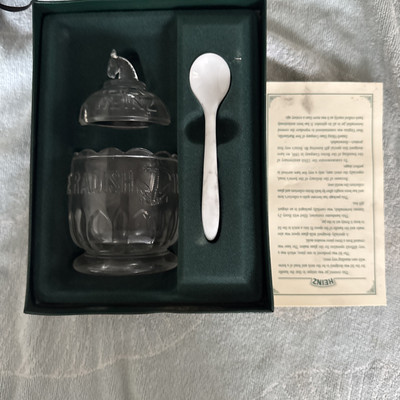 Heinz Noble & Co Anchor Works Pickle & Vinegar Jar with Spoon (9D) MO#8771