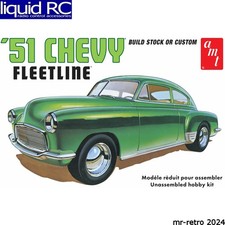 Amt 1378 125 1951 Chevy Fleetline Plastic Model Kit