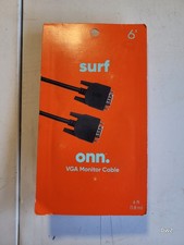 onn. 6ft VGA to VGA Black Cable