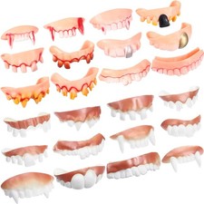 Boao 24 Vampire Teeth Fake Gag Teeth