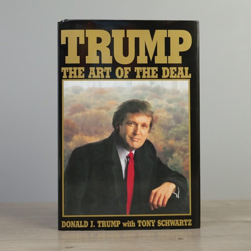 SIGNED Donald Trump The Art of the Deal 2016 Election Edition Hardcover Book