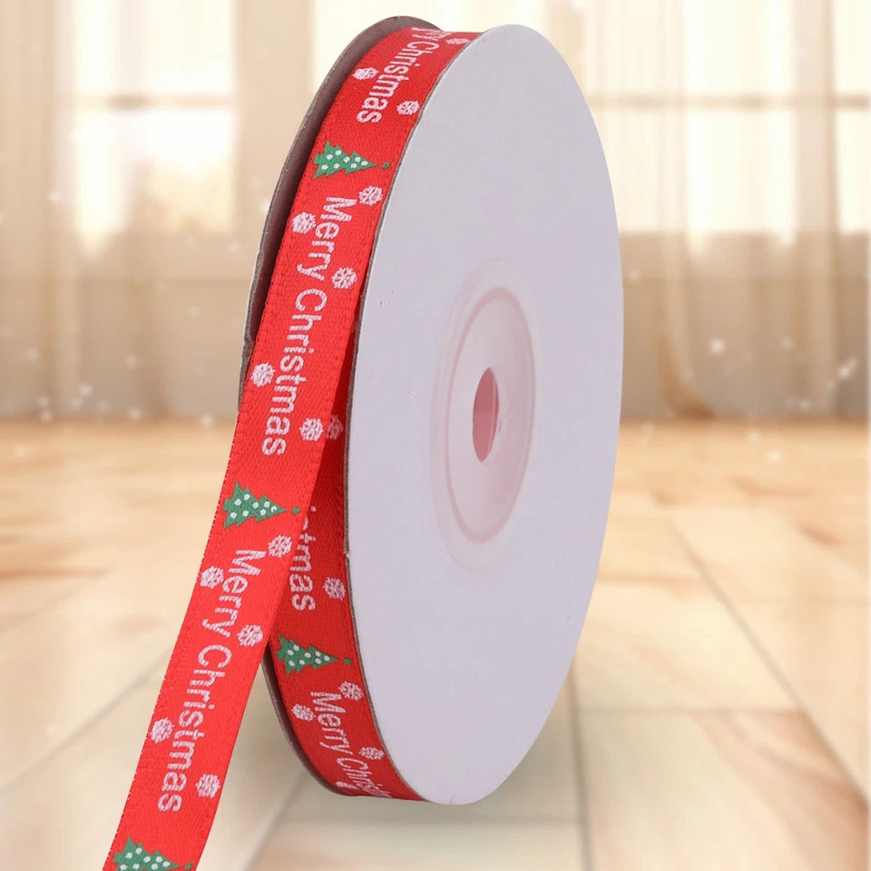Christmas Xmas Winter Themed Ribbon - Various Designs and Widths - Gift Packing