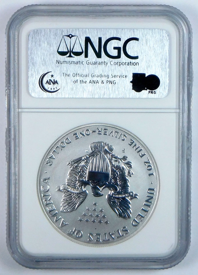 2006-P REV Proof $1 American Silver Eagle - NGC PF 69 - 25th Anniversary $1 Set - Image 2 of 2