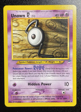 Unown (G) 27/105 Neo Destiny Pokémon Card NM- on eBay