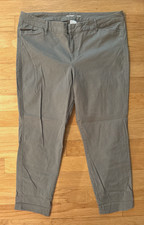 Old Navy Pixie Gray Chino Ankle Pants - Women's Size 16