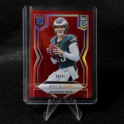 2025 Panini Donruss Elite | Kyle McCord FOTL Red /81 RC | Eagles