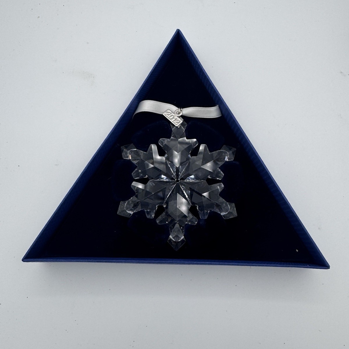 美品 Swarovski Christmas Ornament 2012 Swarovski Crystal Star 2012 Christmas Annual Ornament W/ Box | eBay