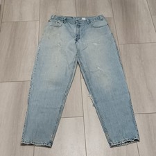 VTG Levis 560 Jeans 36x34 Blue Loose Fit Tapered Leg Denim Pants Made In USA 90s