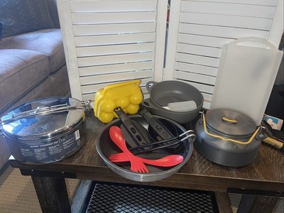 Lot Of Outdoor Camping Hiking Backpacking Cookware Cooking Equipment
