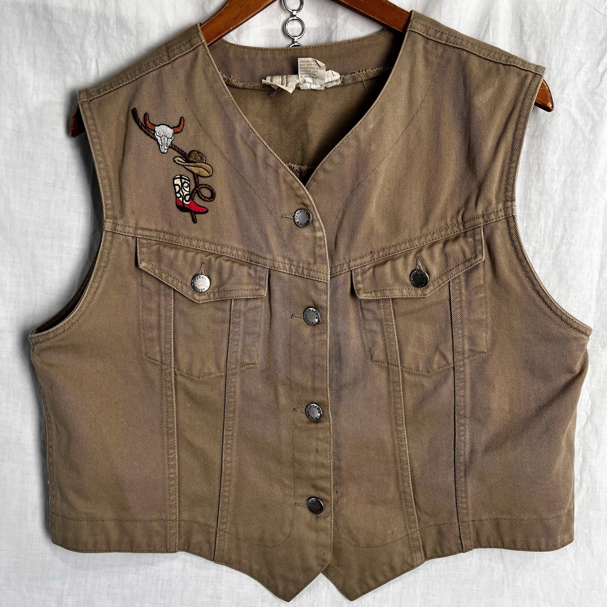 Mustang lengte maat vest zwart