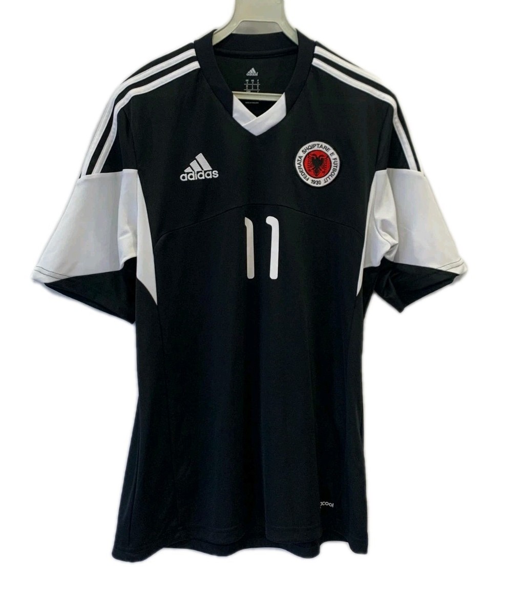 Albania National Team Jersey Shkelzen Gashi #11 Adidas Away Men's