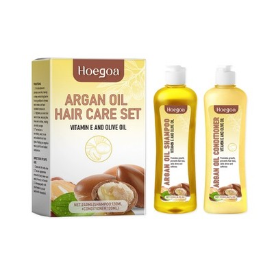 Argan Oil Shampoo & Conditioner Set, Moisturizing Smoothing, Scalp Care