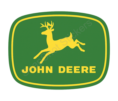 #ad John Deere Vintage Logo Vinyl Sticker Decal 07 $2.69
