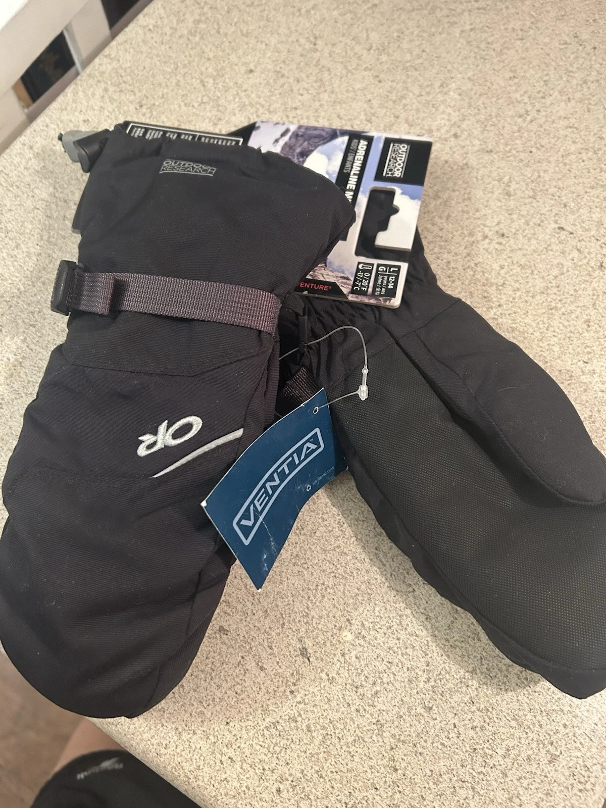 Outdoor Research Adreneline Mitts Kids Size Large NWT