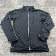 Nike Jacket Size S Womens Running Dri-Fit Full Zip Active Black
