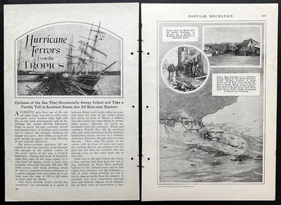 Hurricane Terrors from the Tropics  1926 Florida pictorial Great Miami Hurricane