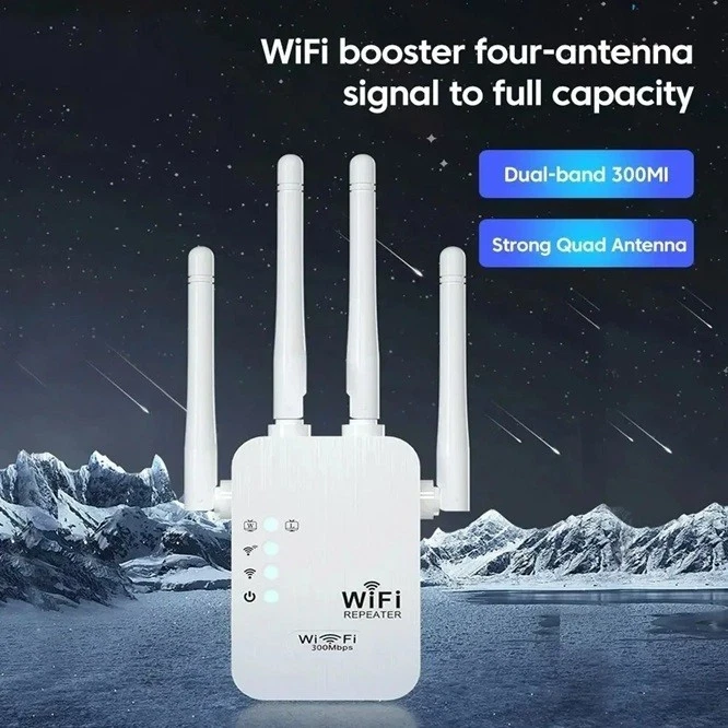 Ripetitore WiFi Extender  Segnale Wireless lan - 2.4GHz wireless 300mps - Immagine 4 di 4