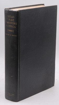 Oscar Wilde discovers America, 1882 - Lewis, Lloyd Harcourt, Brace hardcover Boo
