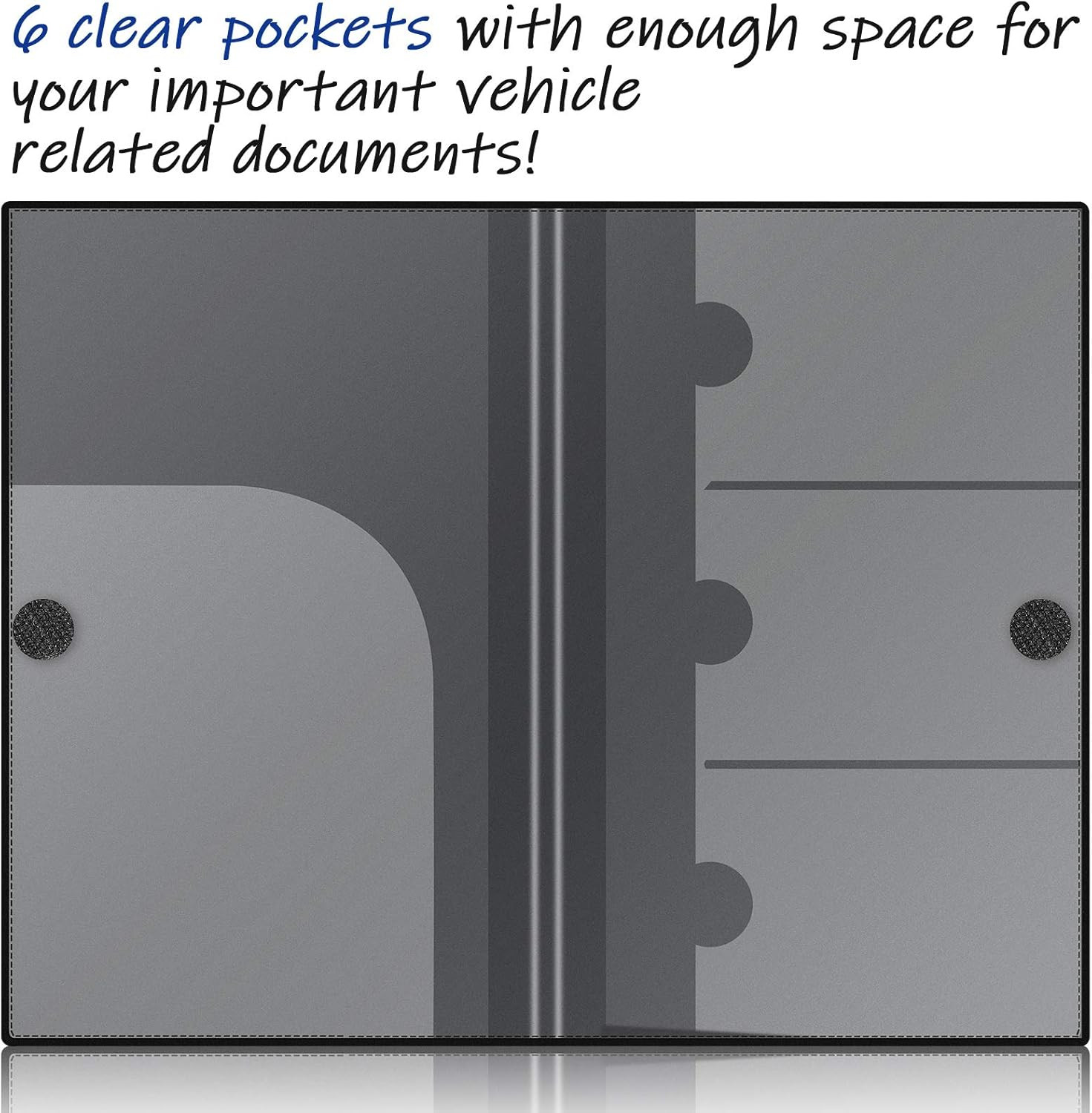 4 Pcs Car Registration and Insurance Card Holder, Automobile Essential Documents thumbnail 3