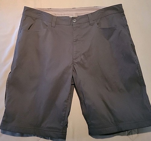 Short Eddie Bauer Travex femme 10 marron stretch performance randonnée