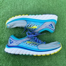 Brooks Glycerin 14 Womens Size 11 Medium B Silver Teal Lime Running Shoes