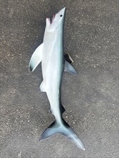 XL Great White Shark Half Mount Wall Hanging 28”, CT-201, Charlotte Int Trade