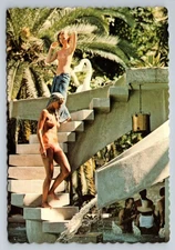 Vintage Photochrome Habitation Leclerc Postcard Port-au-Prince Haiti