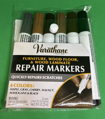 Varathane Repair Markers (6 Pack) Furniture, Wood Floor, & Wood Laminate Scratch