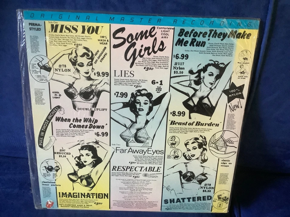 THE ROLLING STONES SOME GIRLS 1978 ORIG MAST REC PROMO MFSL 1-087 NEW LOOSE CELO - Image 2 of 4