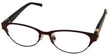 Jones New York Brown Mens Metal Oval Eyewear Frame, J481 52mm