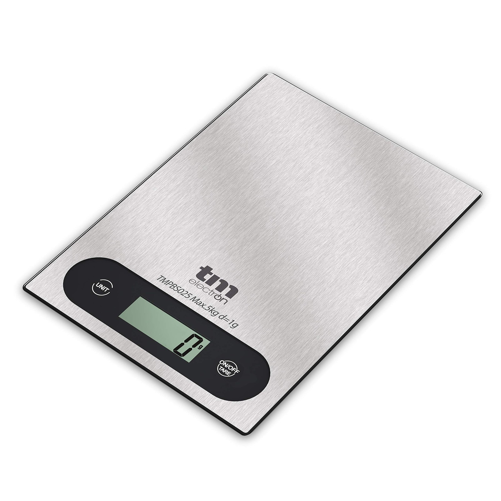 Kitchen Scale Tm Electron Grey 5 Kg NUOVO