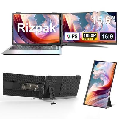15.6'' Laptop Screen Extender, Ultra-Slim FHD 1080P Portable Monitor, Detachab...