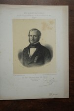 THIMOLEON DU PARC HENRI CH. (1796-1877) PORTRAIT ENGRAVING 19th century, born in BAYREUTH