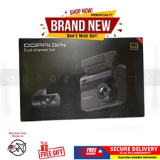 Dash Camera Car Dual Lens Front and Rear 4K Z50 Pro Free 64GB WiFi & GPS ADAS